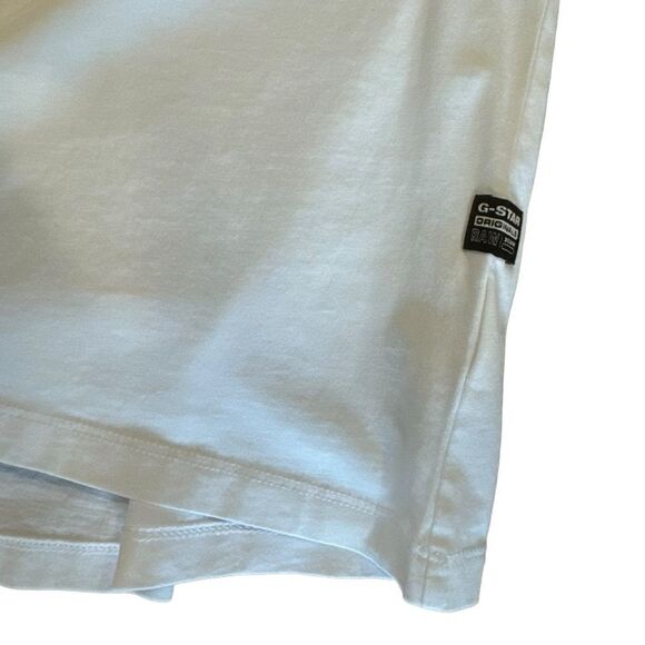 G-Star Organic Cotton Big Logo Crewneck Short Sleeved T-Shirt - Picture 7 of 8